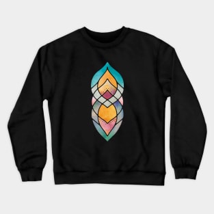 Stained Glass Geometry #3 - Queen of HeArts Crewneck Sweatshirt